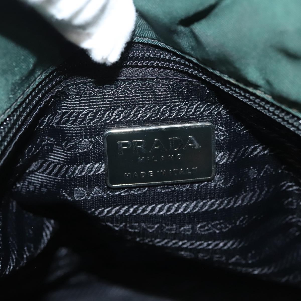 PRADA Tote Bag Nylon Green Auth bs28392