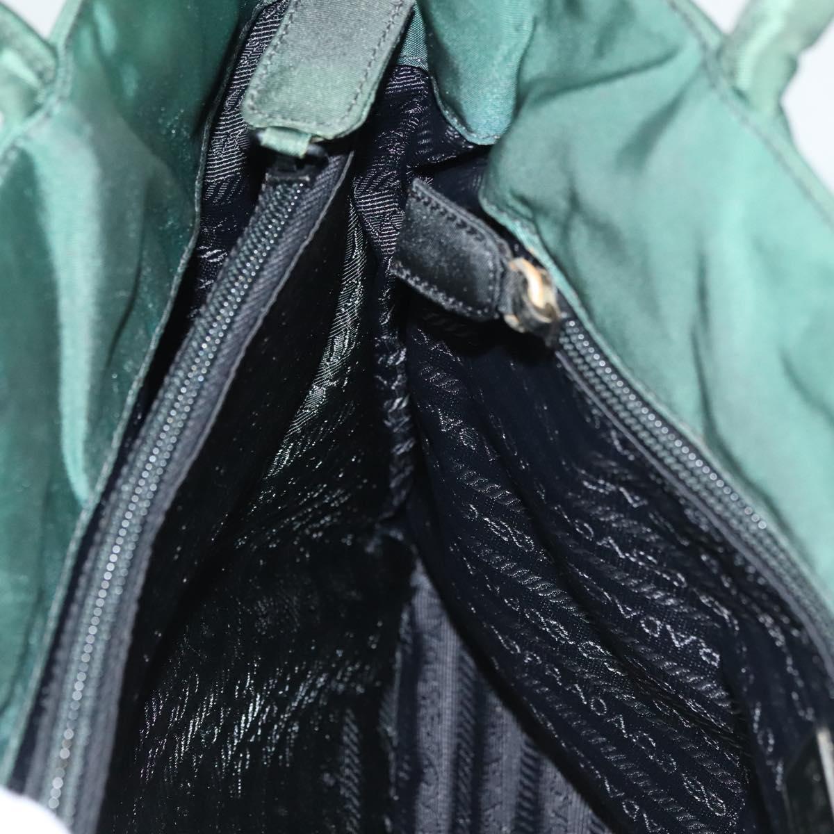 PRADA Tote Bag Nylon Green Auth bs28392