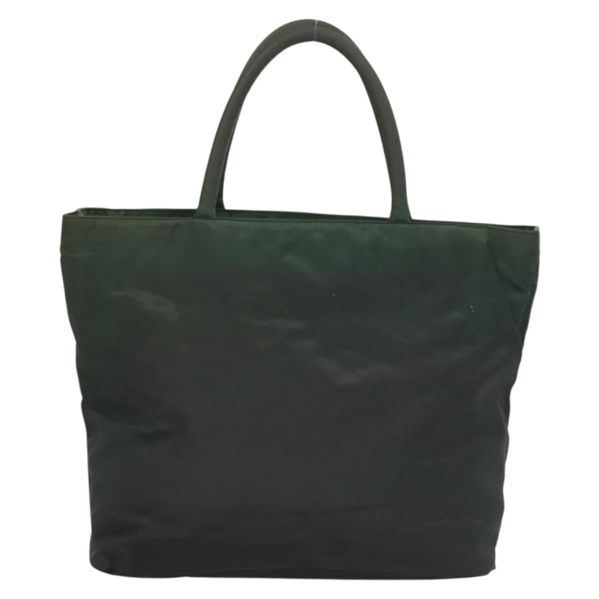 PRADA Tote Bag Nylon Green Auth bs28392