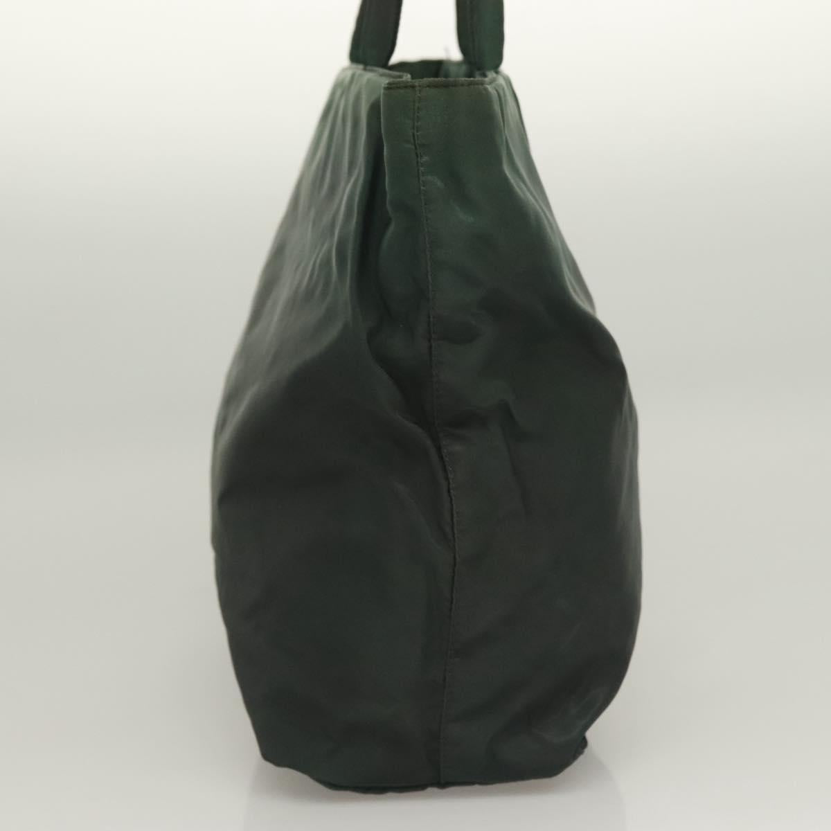 PRADA Tote Bag Nylon Green Auth bs28392