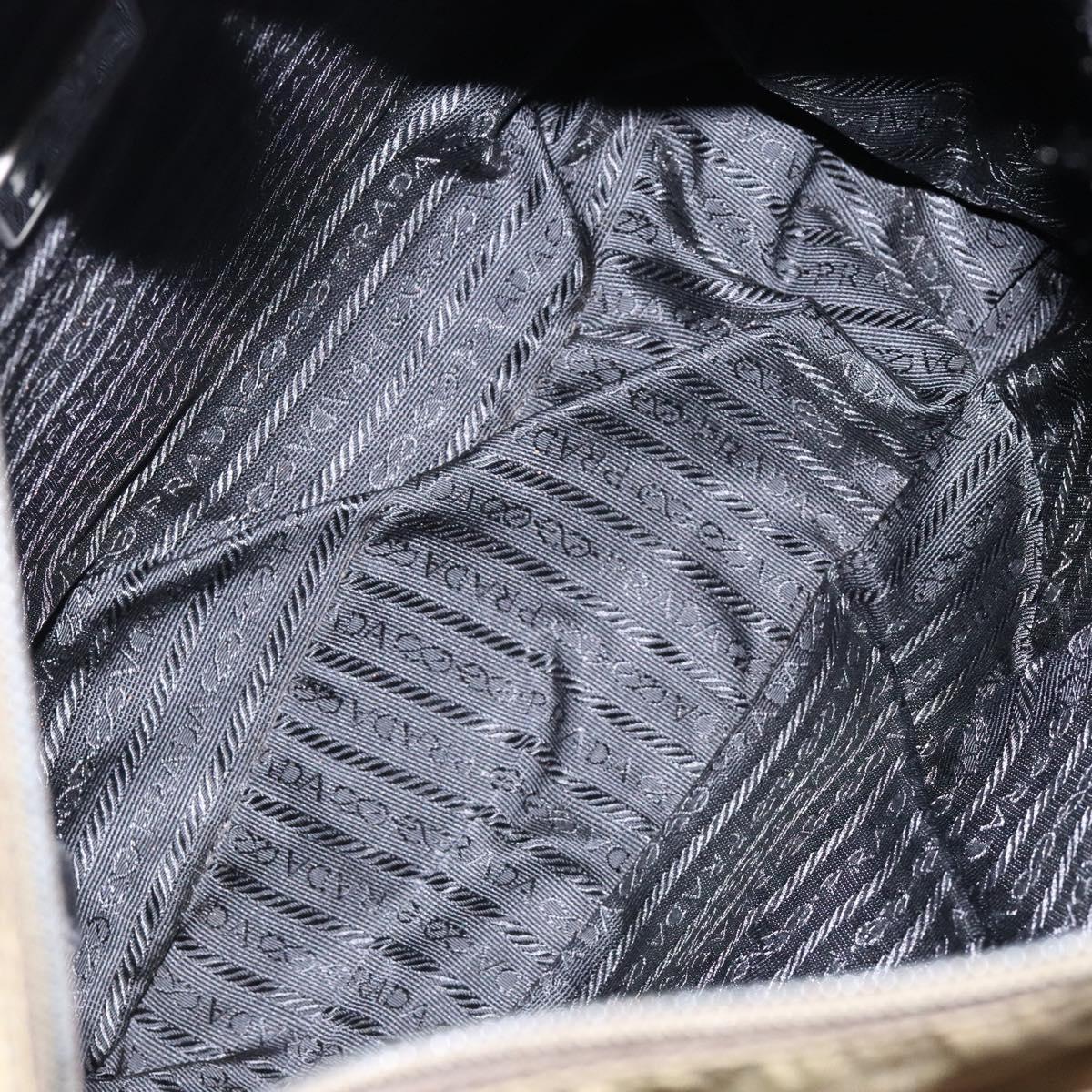 PRADA Tote Bag Nylon Khaki Auth bs28393