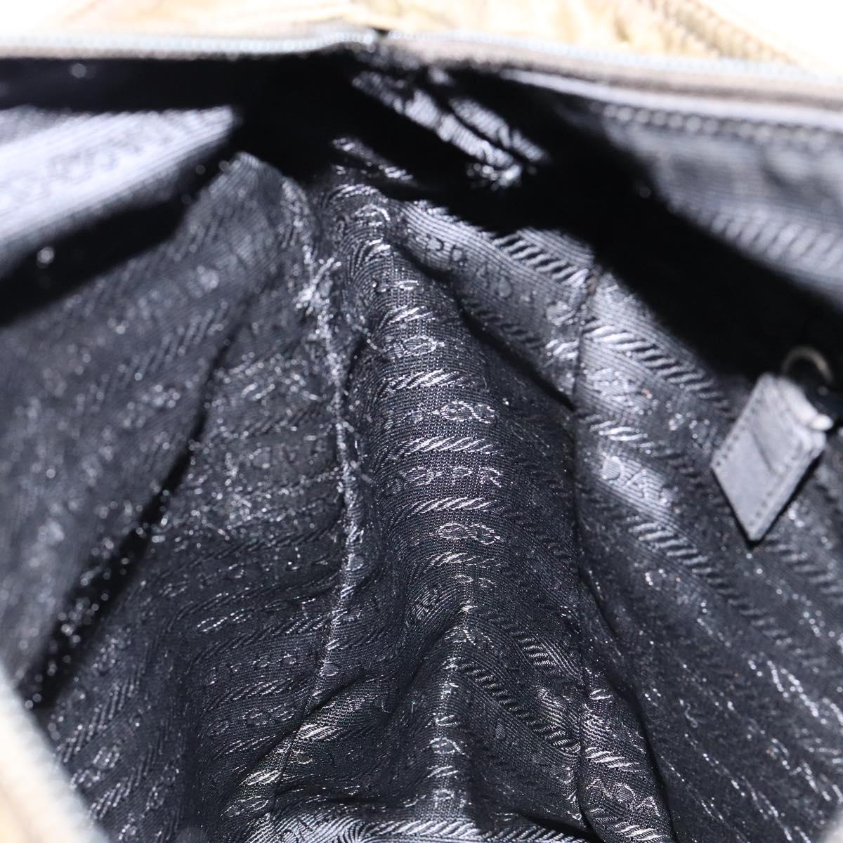 PRADA Tote Bag Nylon Khaki Auth bs28393