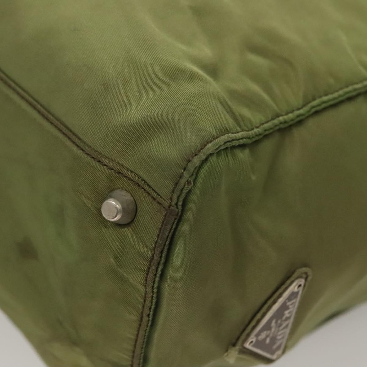 PRADA Tote Bag Nylon Khaki Auth bs28394