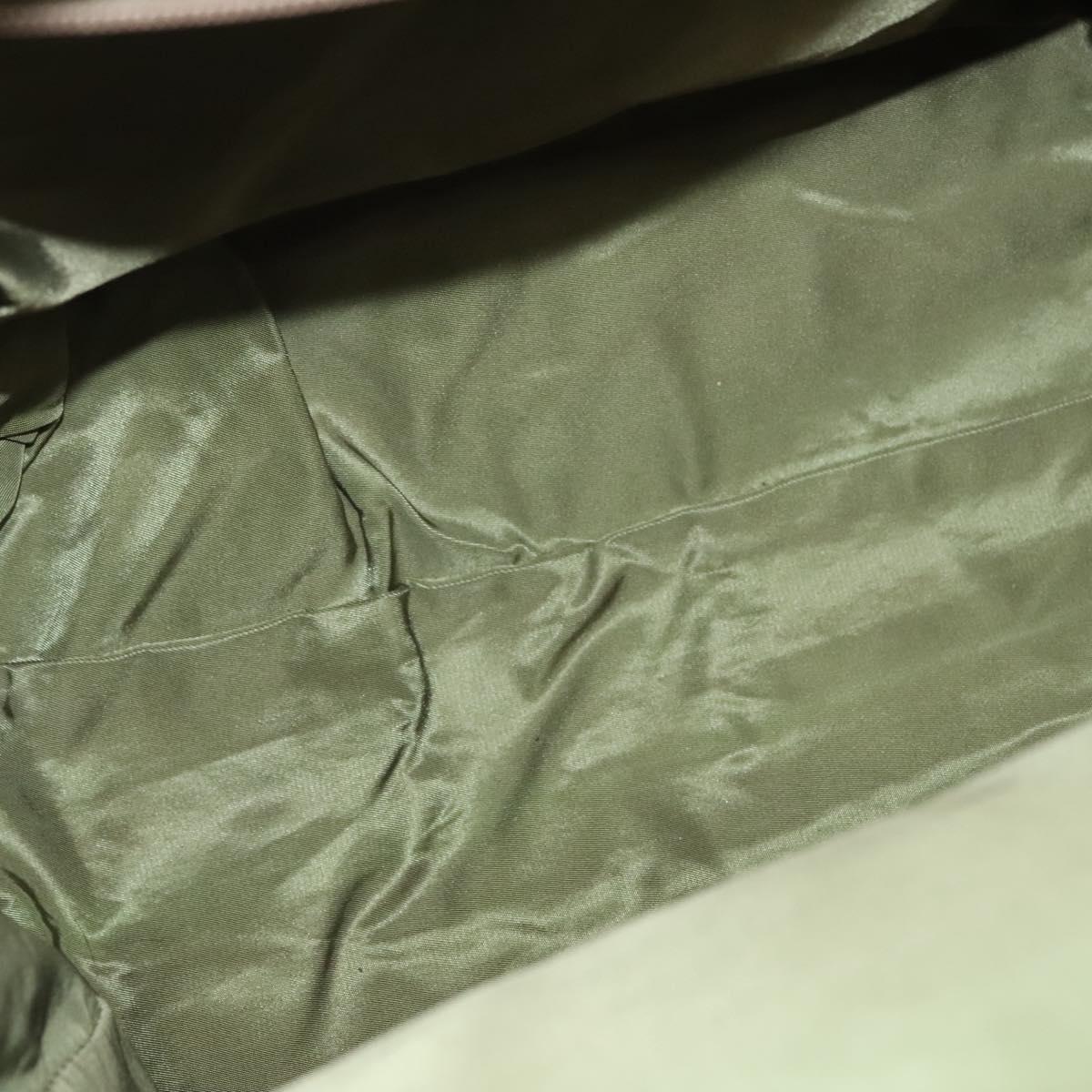 PRADA Tote Bag Nylon Khaki Auth bs28394
