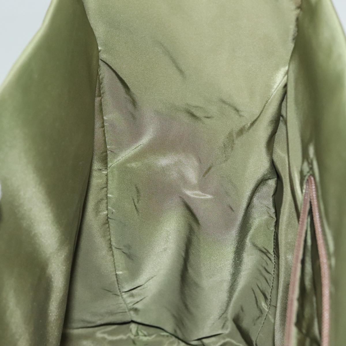 PRADA Tote Bag Nylon Khaki Auth bs28394