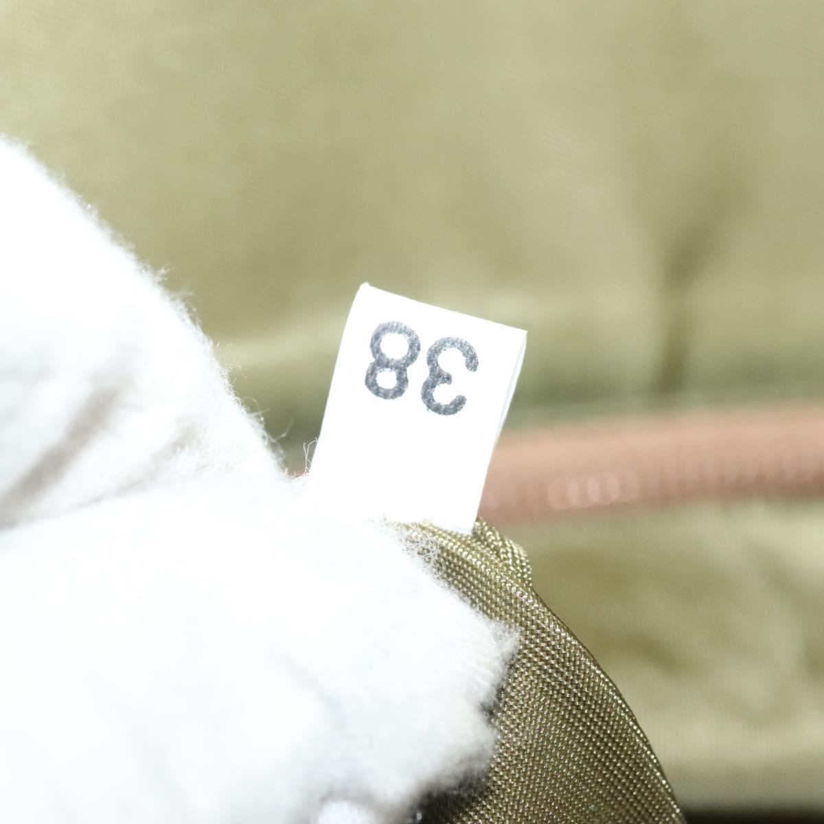 PRADA Tote Bag Nylon Khaki Auth bs28394