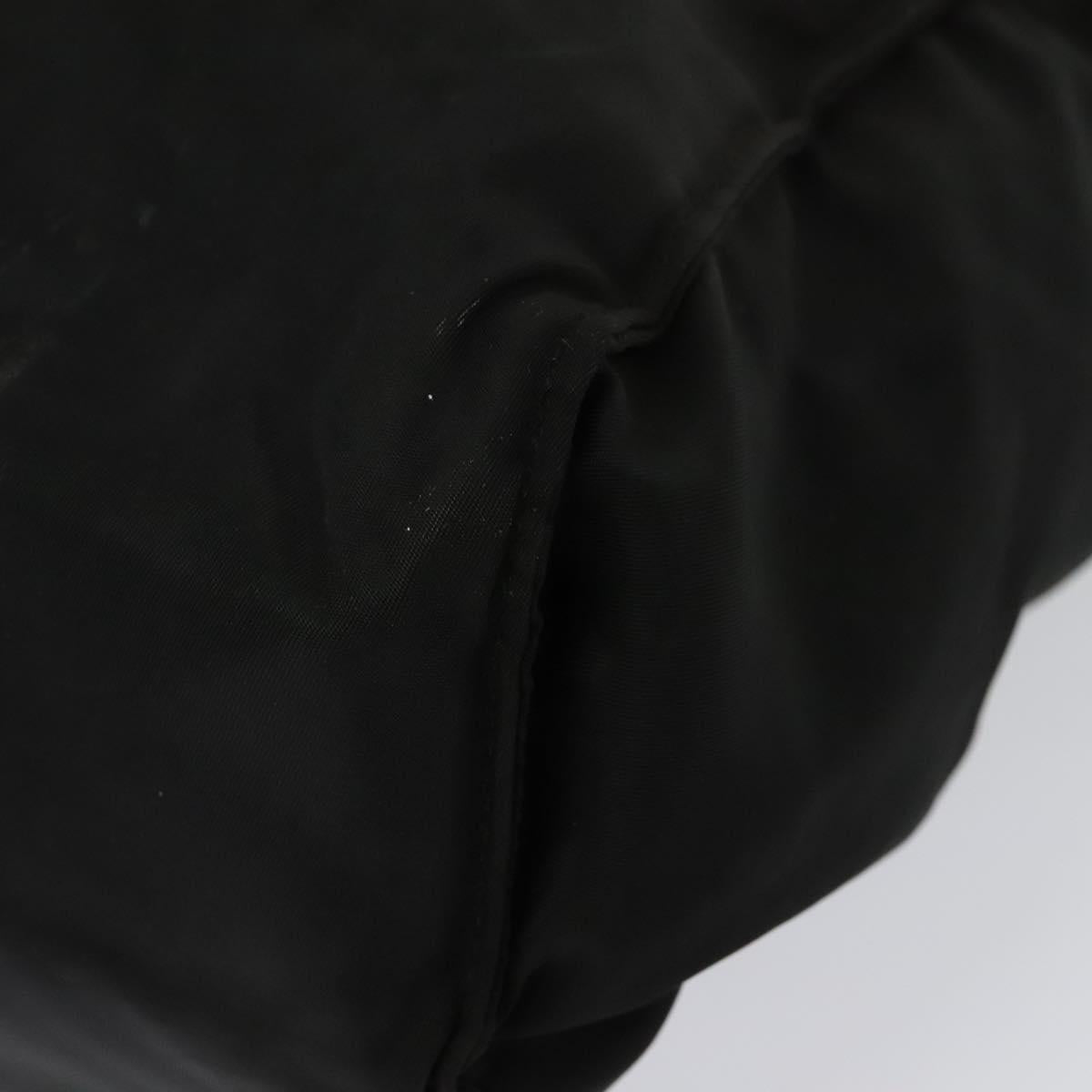 PRADA Tote Bag Nylon Black Auth bs28398