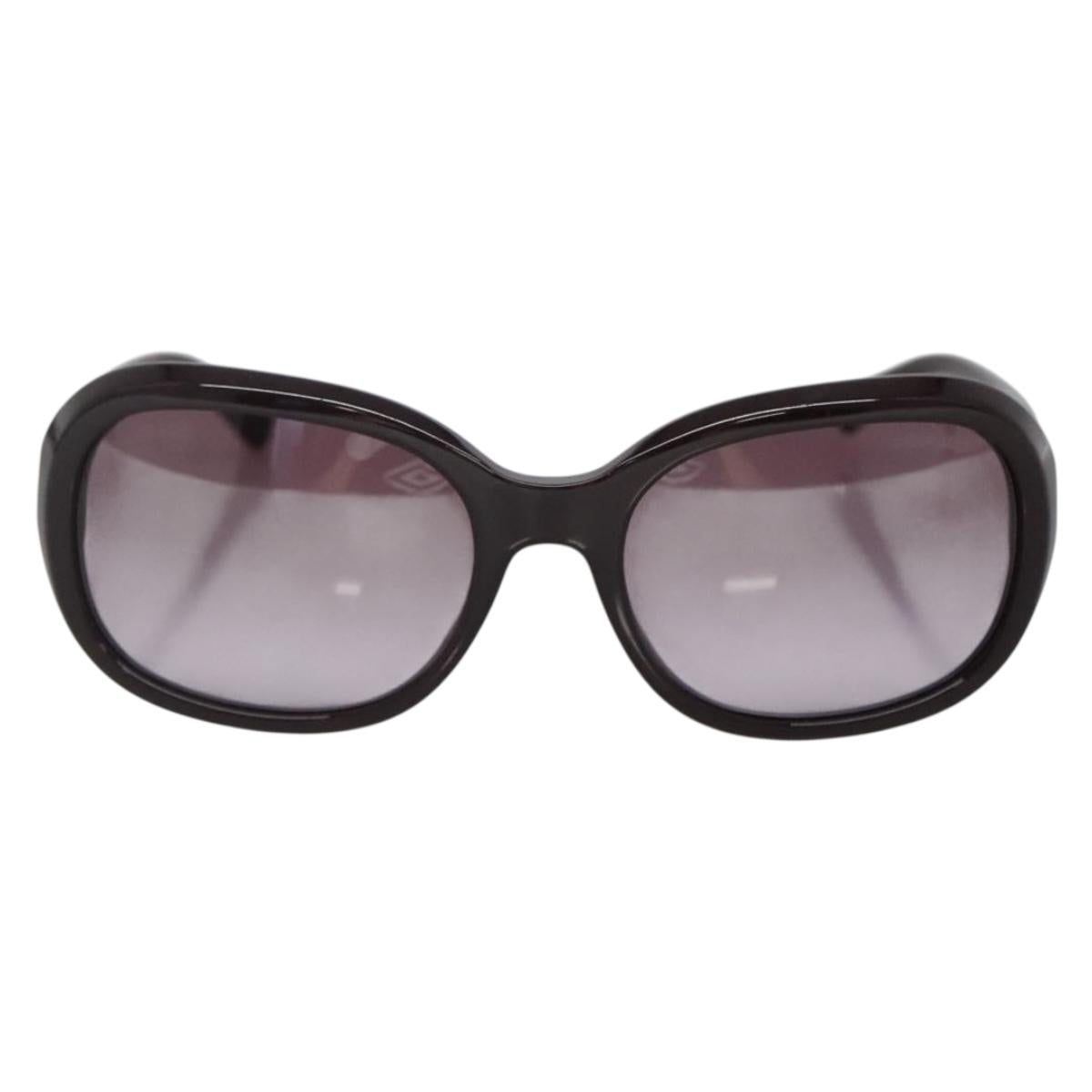 CHANEL Sunglasses Plastic Purple CC Auth bs28437