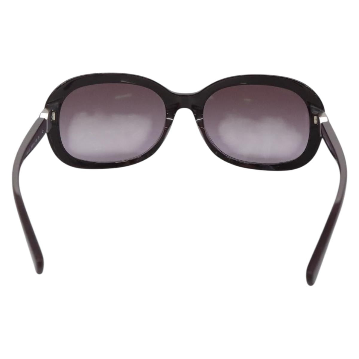 CHANEL Sunglasses Plastic Purple CC Auth bs28437