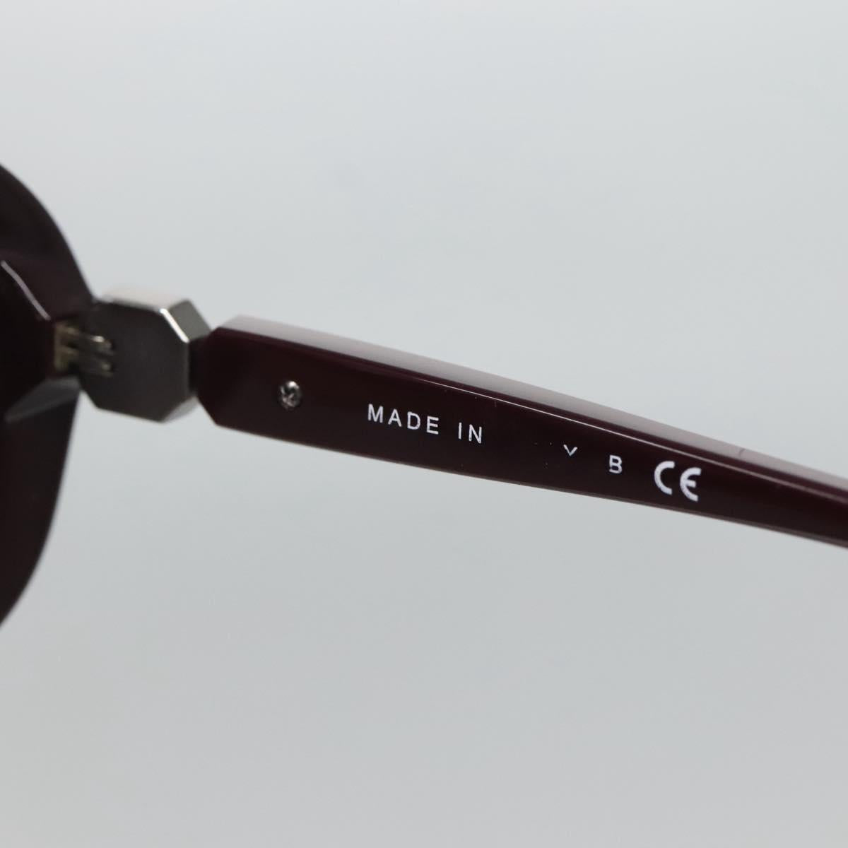 CHANEL Sunglasses Plastic Purple CC Auth bs28437
