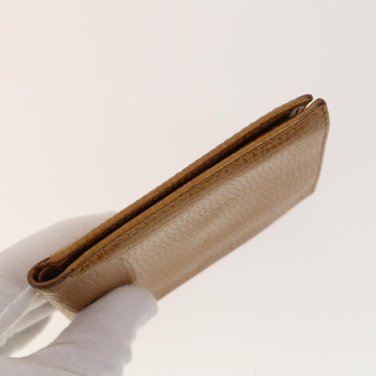 Christian Dior Trotter Canvas Wallet Leather 4Set Pink Navy Brown Auth bs28476