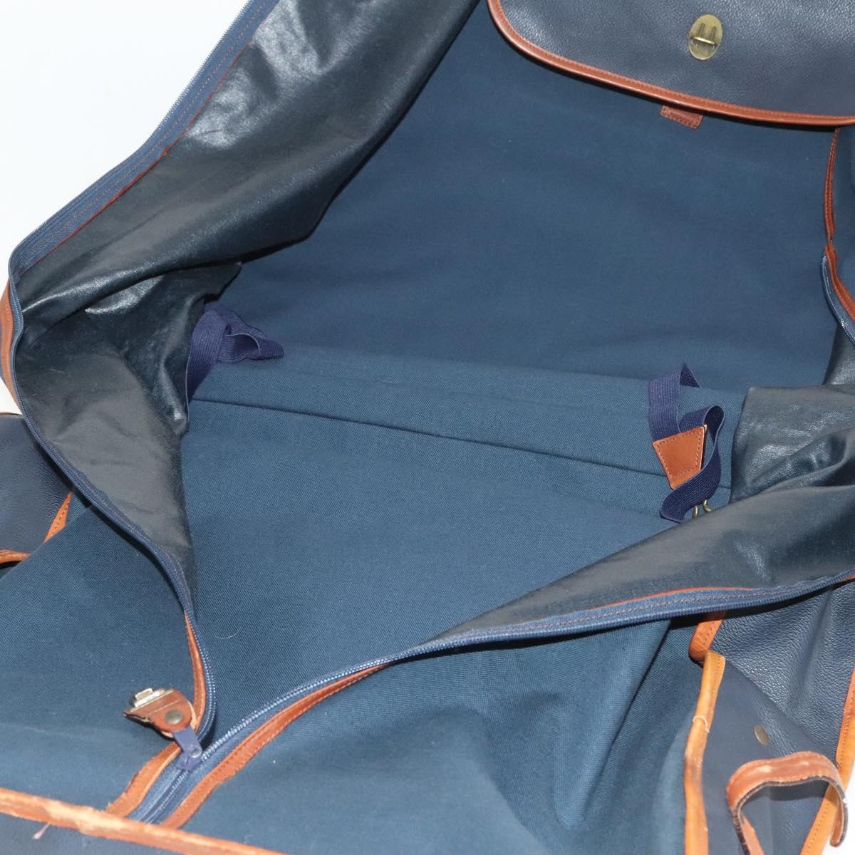 Burberrys Garment Cover Leather PVC Navy Auth bs28531