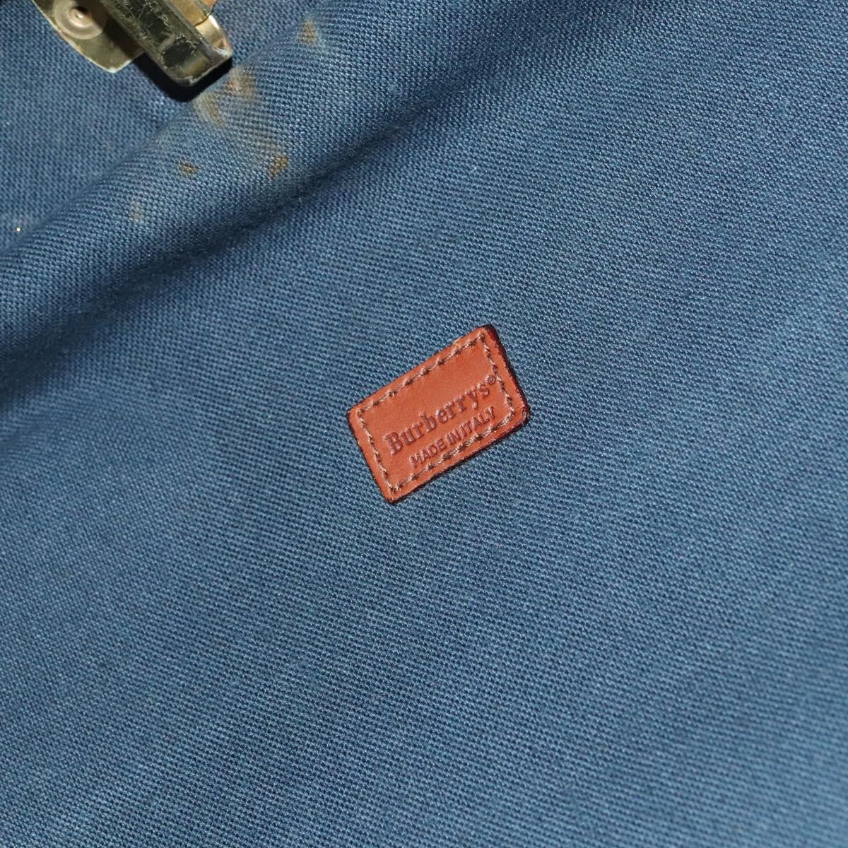 Burberrys Garment Cover Leather PVC Navy Auth bs28531