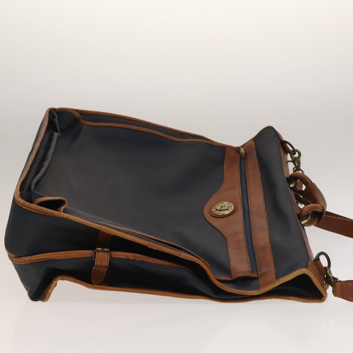 Burberrys Garment Cover Leather PVC Navy Auth bs28531