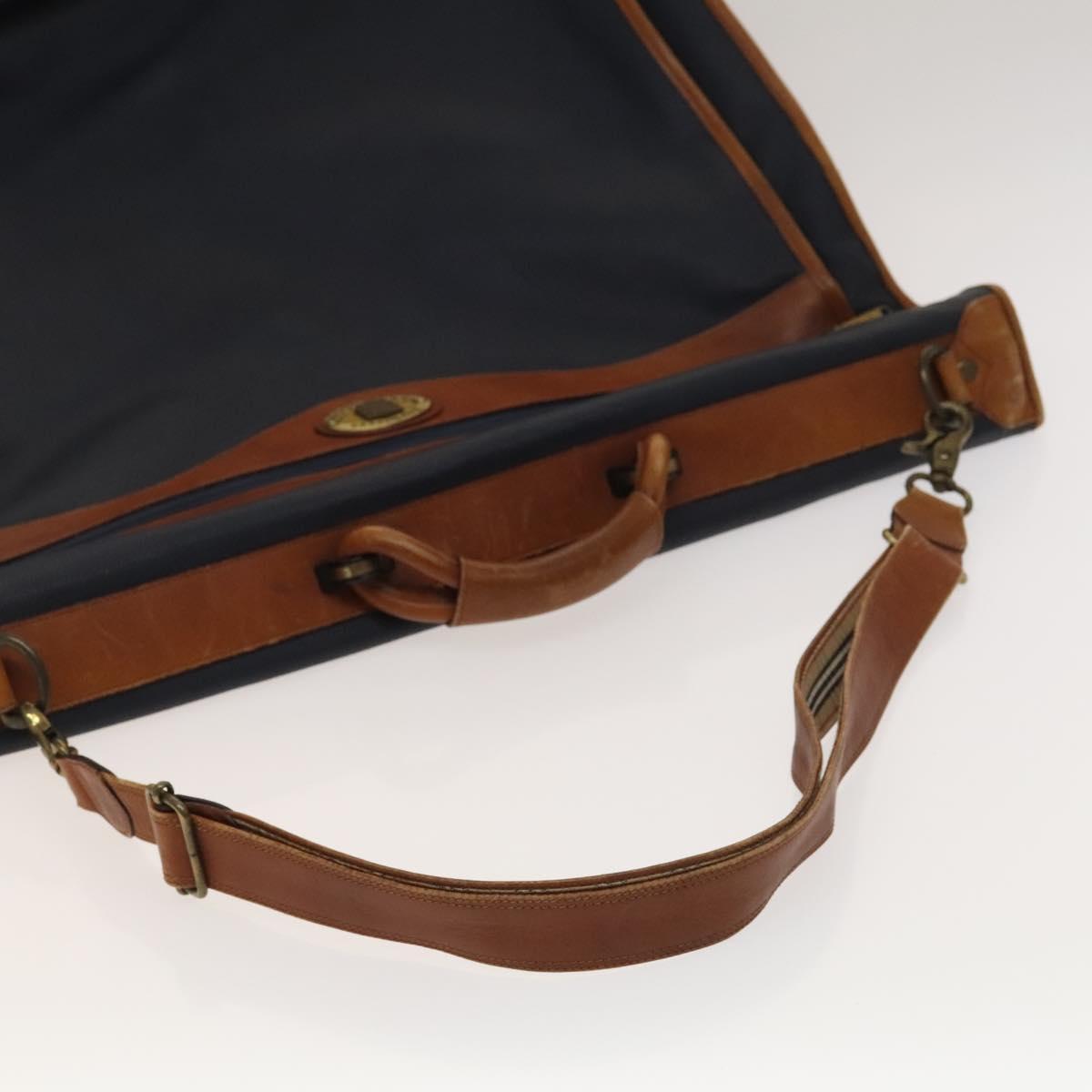 Burberrys Garment Cover Leather PVC Navy Auth bs28531