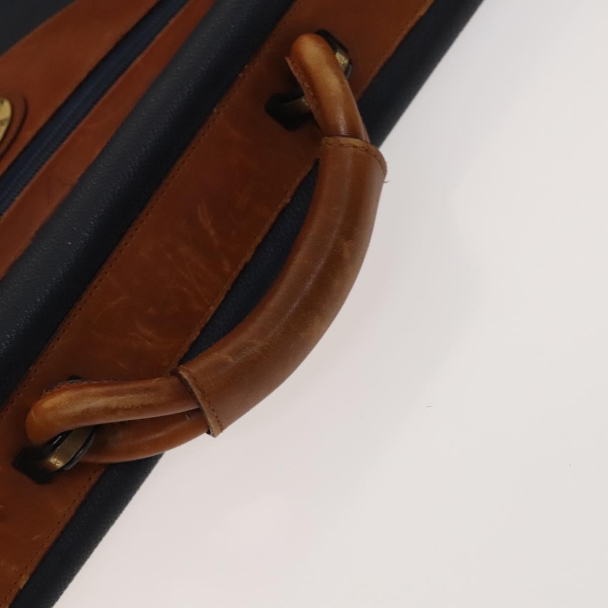 Burberrys Garment Cover Leather PVC Navy Auth bs28531