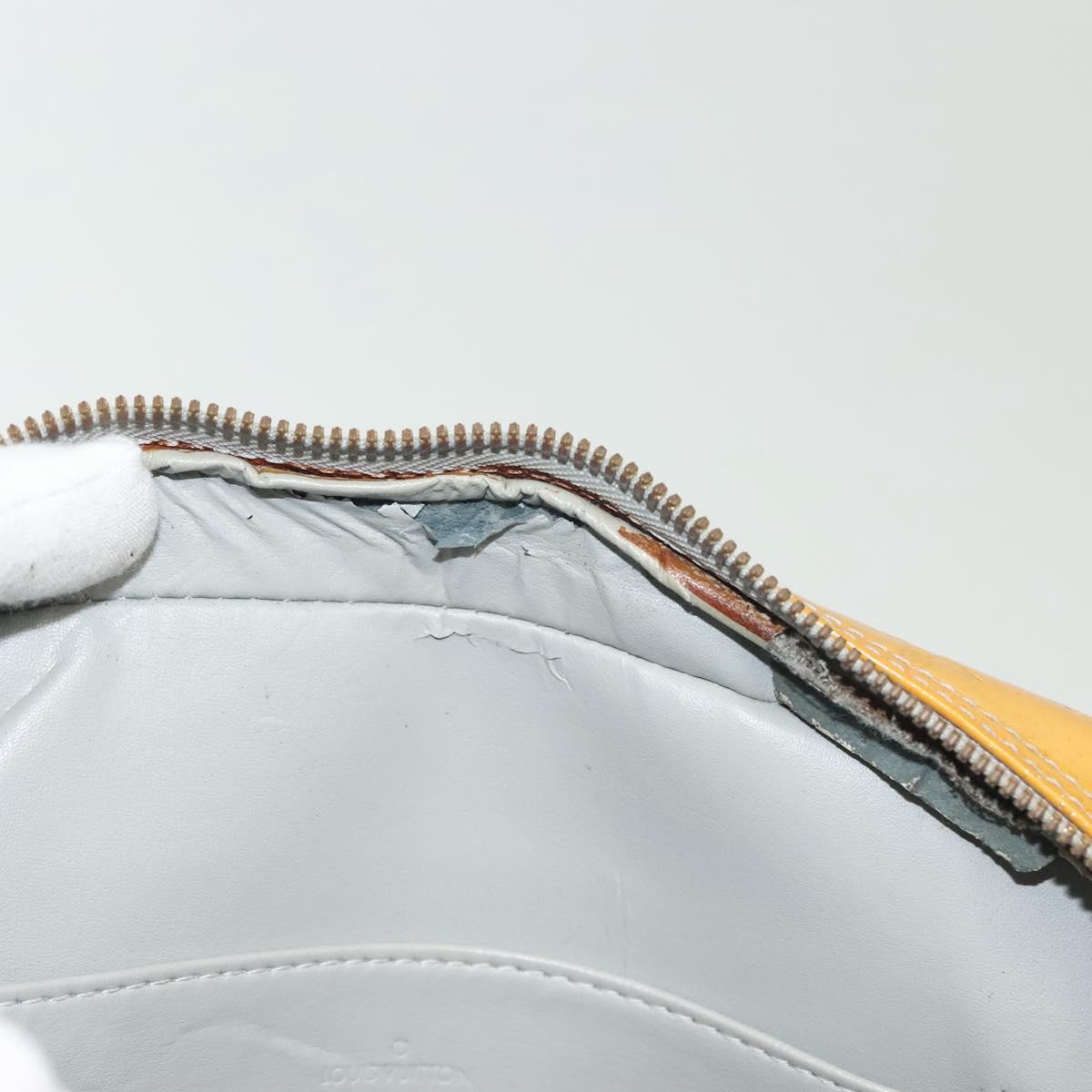 LOUIS VUITTON Monogram Vernis Marley Backpack Gris M91038 LV Auth bs28557