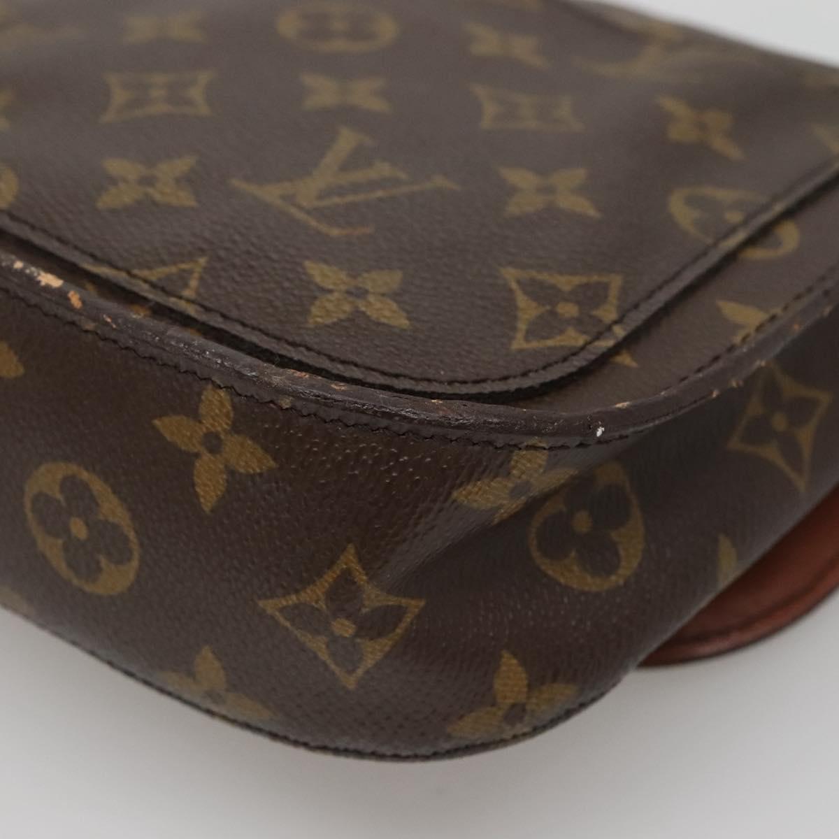 LOUIS VUITTON Monogram Saint Cloud MM Shoulder Bag M51243 LV Auth bs28560