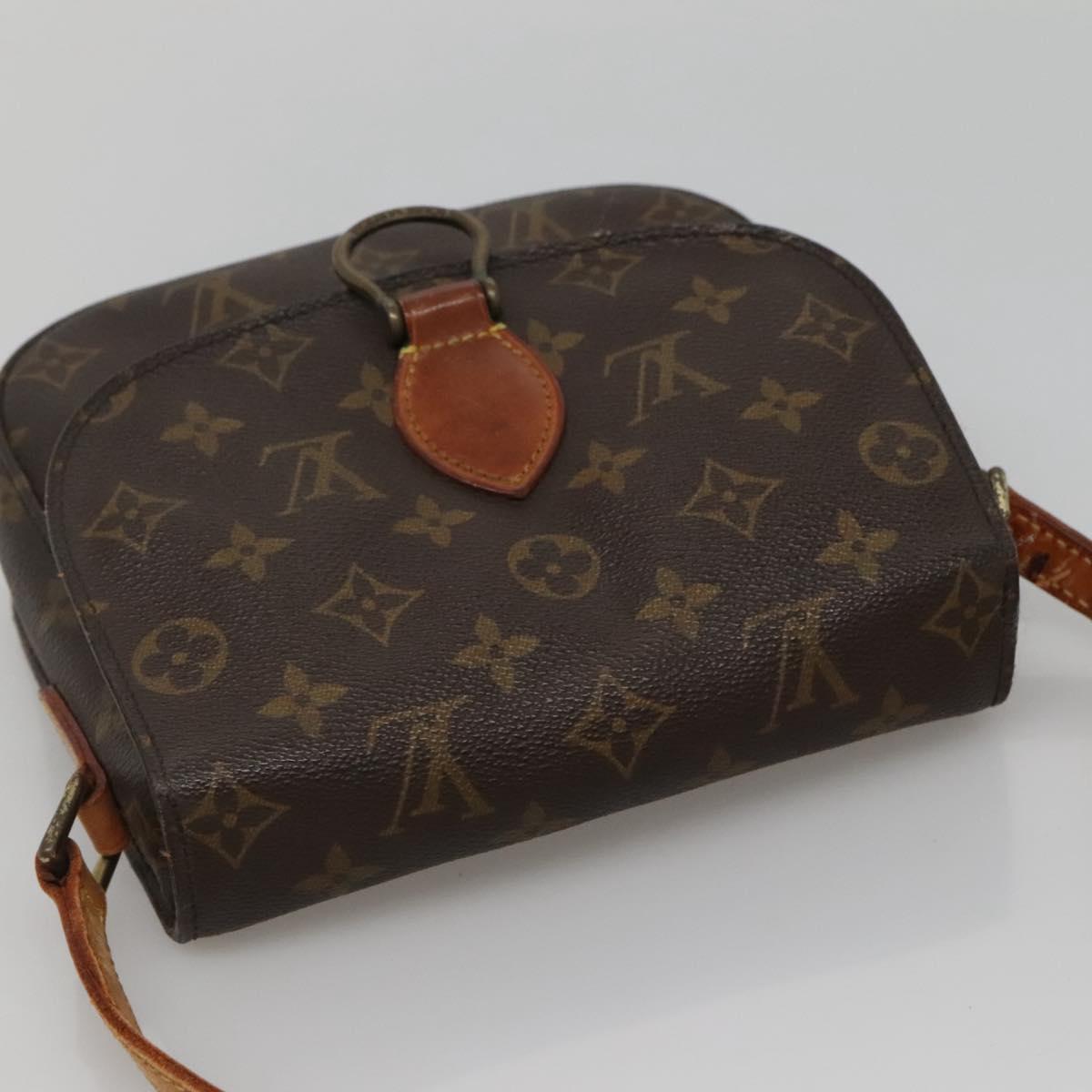 LOUIS VUITTON Monogram Saint Cloud MM Shoulder Bag M51243 LV Auth bs28560