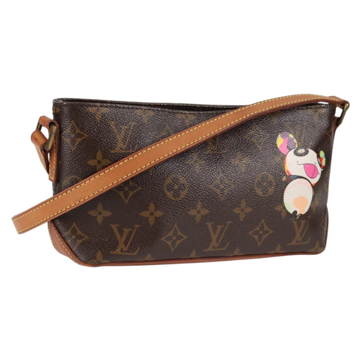 LOUIS VUITTON Monogram Panda Trotteur Shoulder Bag M51241 LV Auth bs28563V