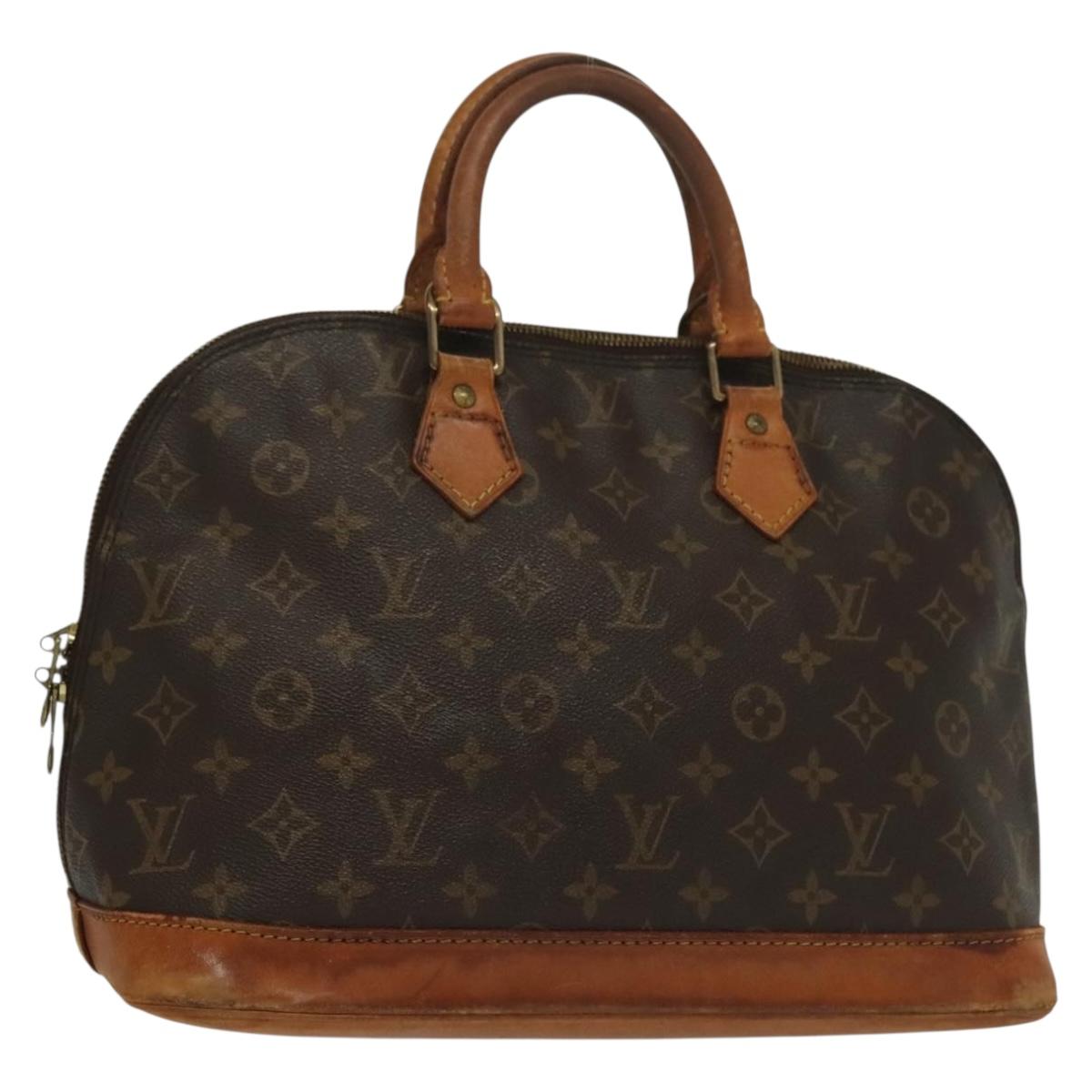 LOUIS VUITTON Monogram Alma Hand Bag M51130 LV Auth bs28582