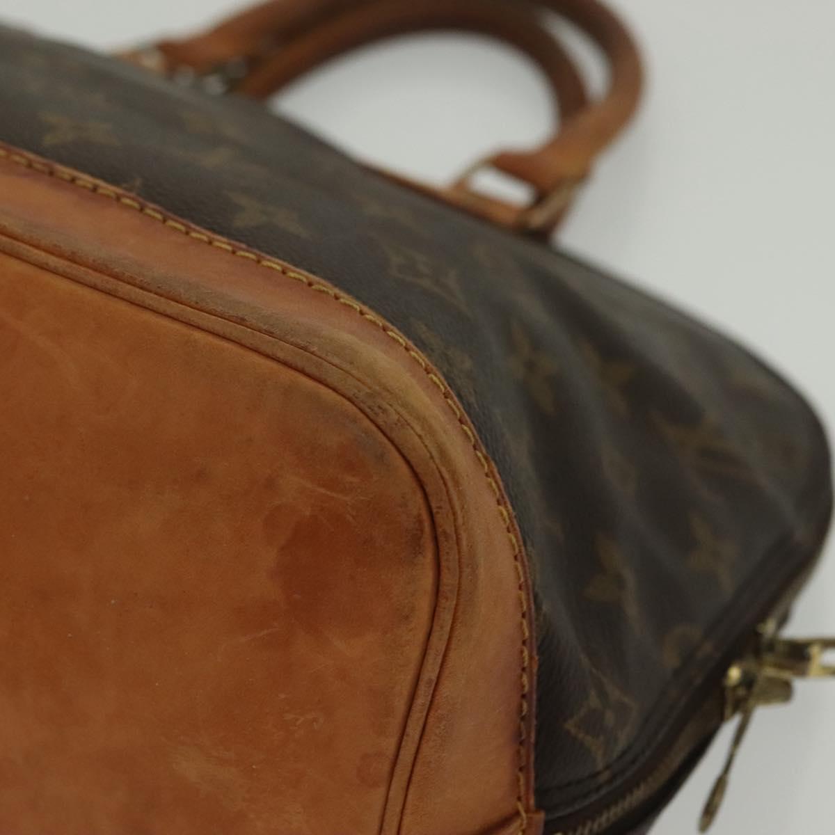 LOUIS VUITTON Monogram Alma Hand Bag M51130 LV Auth bs28582