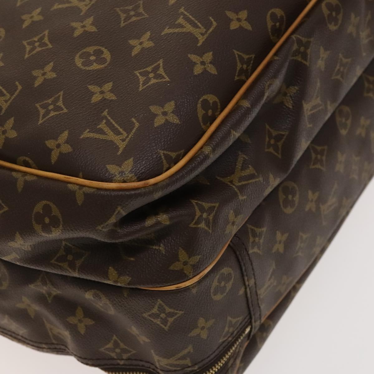 LOUIS VUITTON Monogram Alize de Poche Boston Bag 2way M41392 LV Auth bs28583