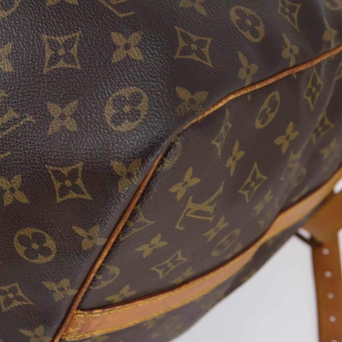 LOUIS VUITTON Monogram Keepall Bandouliere 60 Boston Bag M41412 LV Auth bs28590
