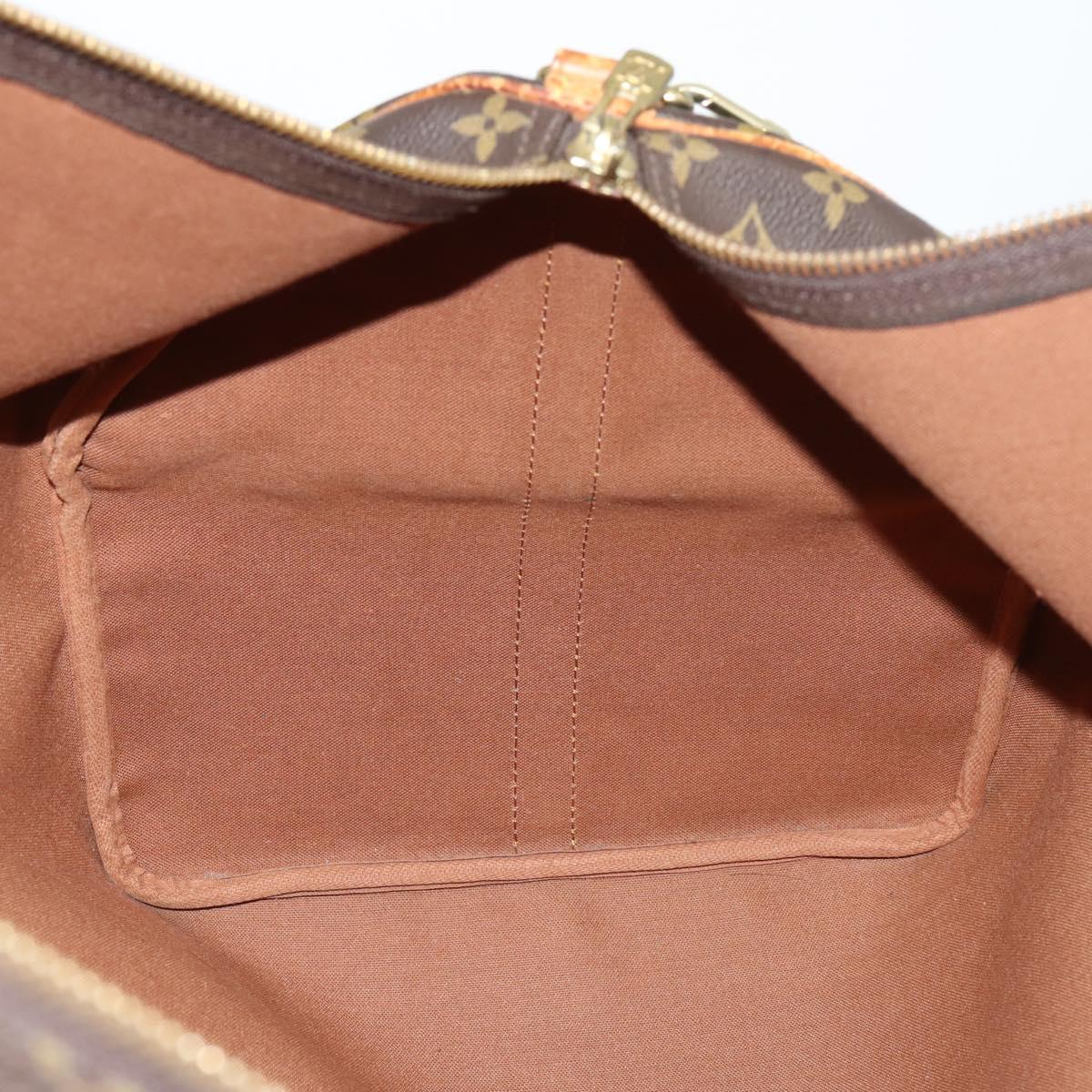 LOUIS VUITTON Monogram Keepall Bandouliere 60 Boston Bag M41412 LV Auth bs28590