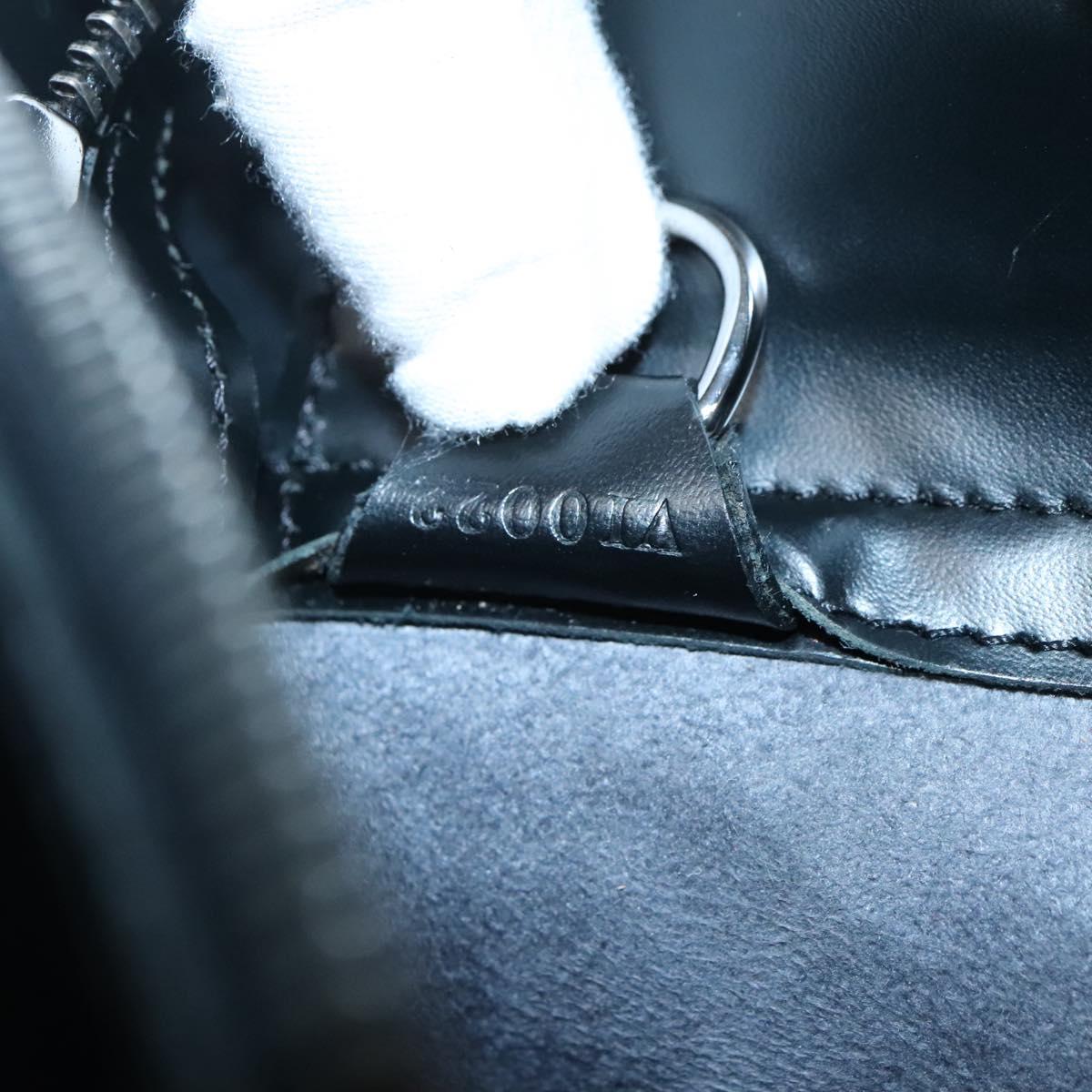 LOUIS VUITTON Epi Gemeaux Tote Bag Black M52452 LV Auth bs28603