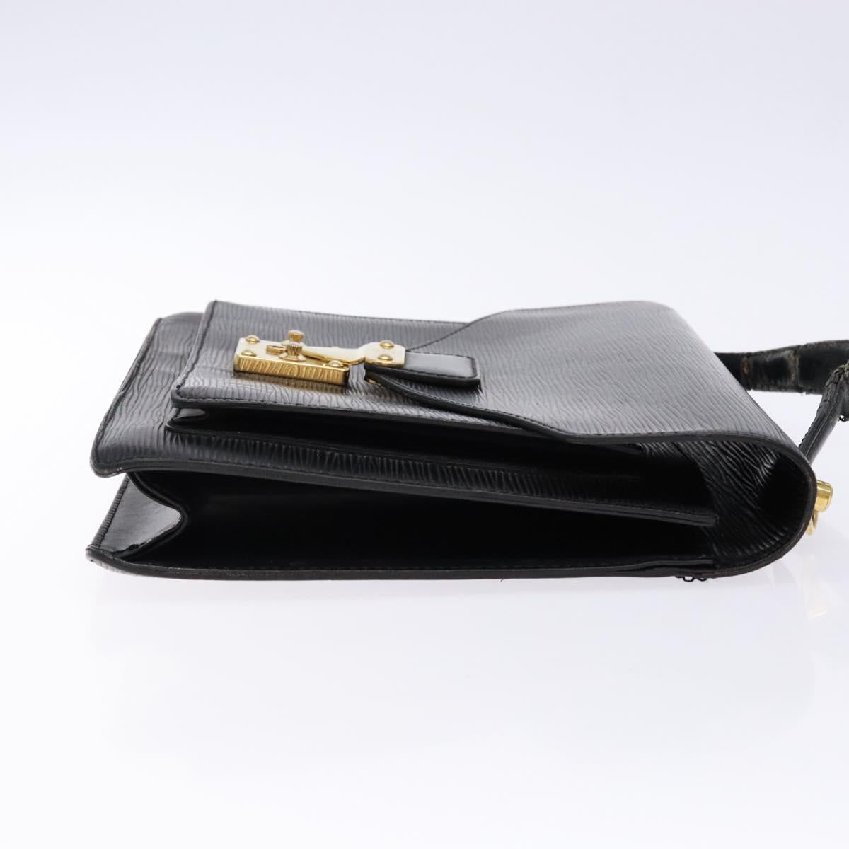 LOUIS VUITTON Epi Monceau 28 Hand Bag Black M52122 LV Auth bs28606