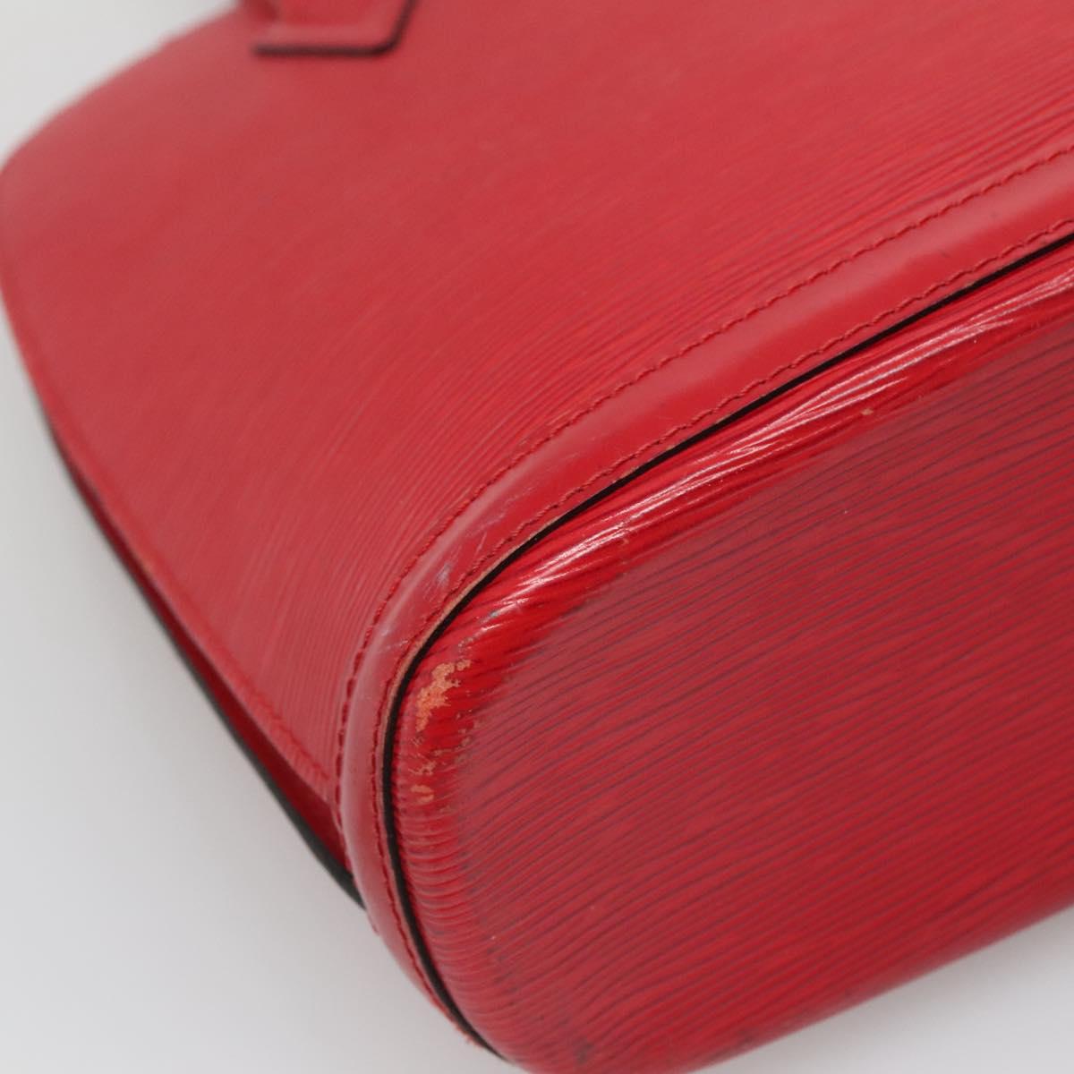 LOUIS VUITTON Epi Lussac Shoulder Bag Red M52287 LV Auth bs28610