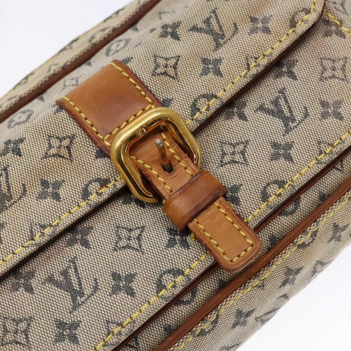 LOUIS VUITTON Monogram Mini Juliet MM Shoulder Bag Blue M92004 LV Auth bs28619