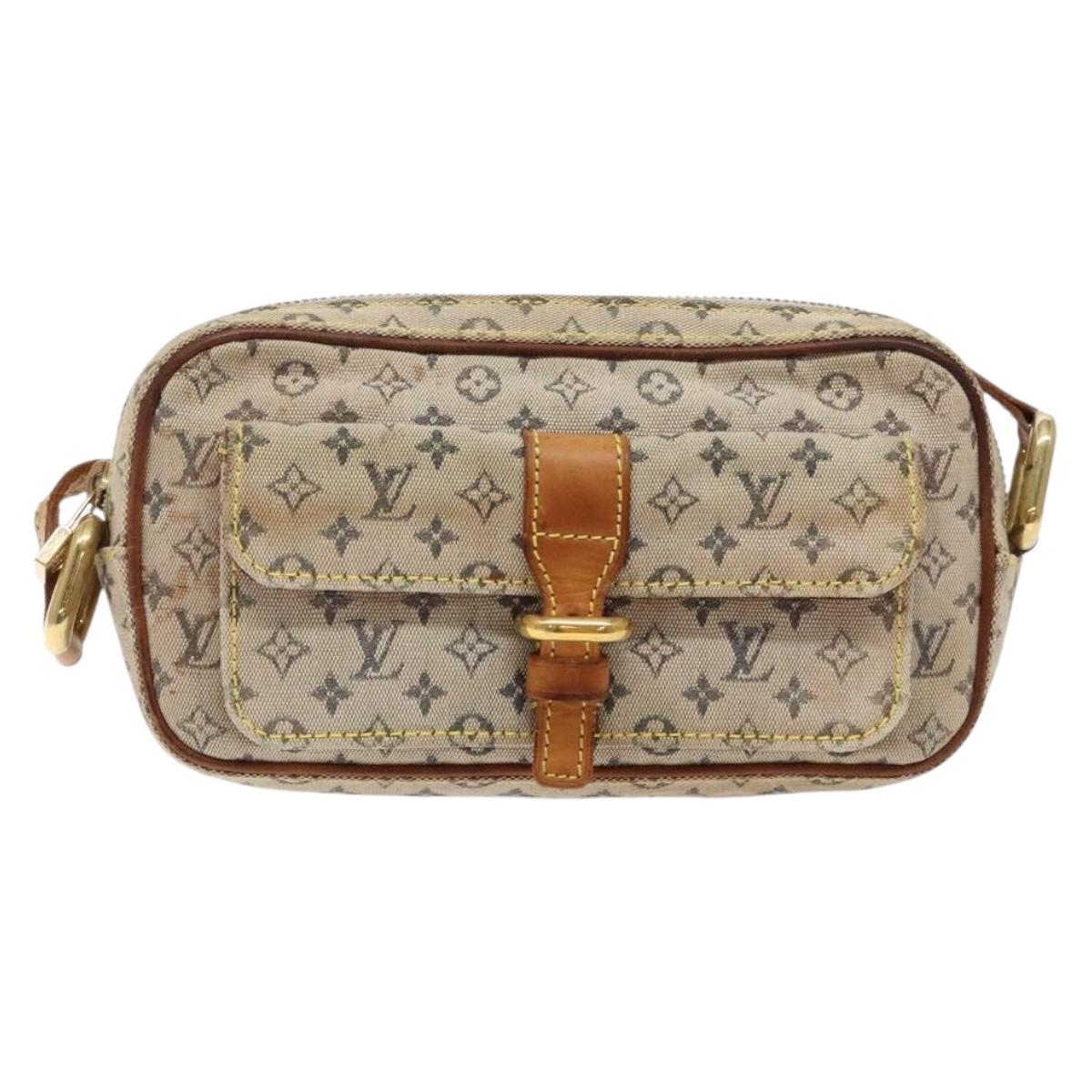 LOUIS VUITTON Monogram Mini Juliet MM Shoulder Bag Blue M92004 LV Auth bs28619