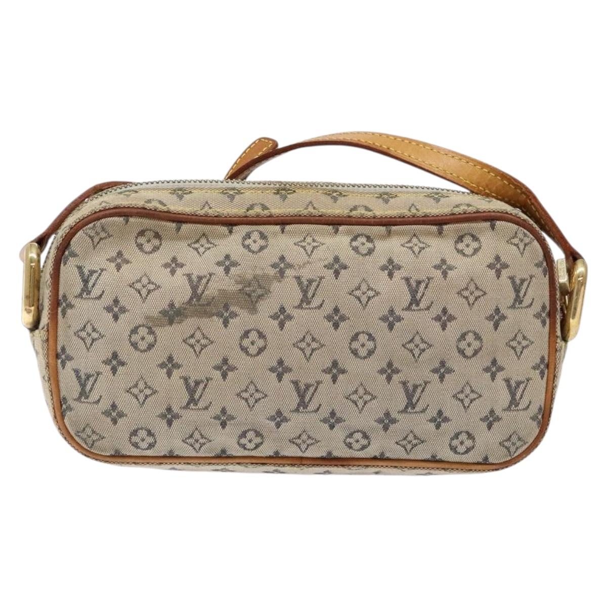 LOUIS VUITTON Monogram Mini Juliet MM Shoulder Bag Blue M92004 LV Auth bs28619