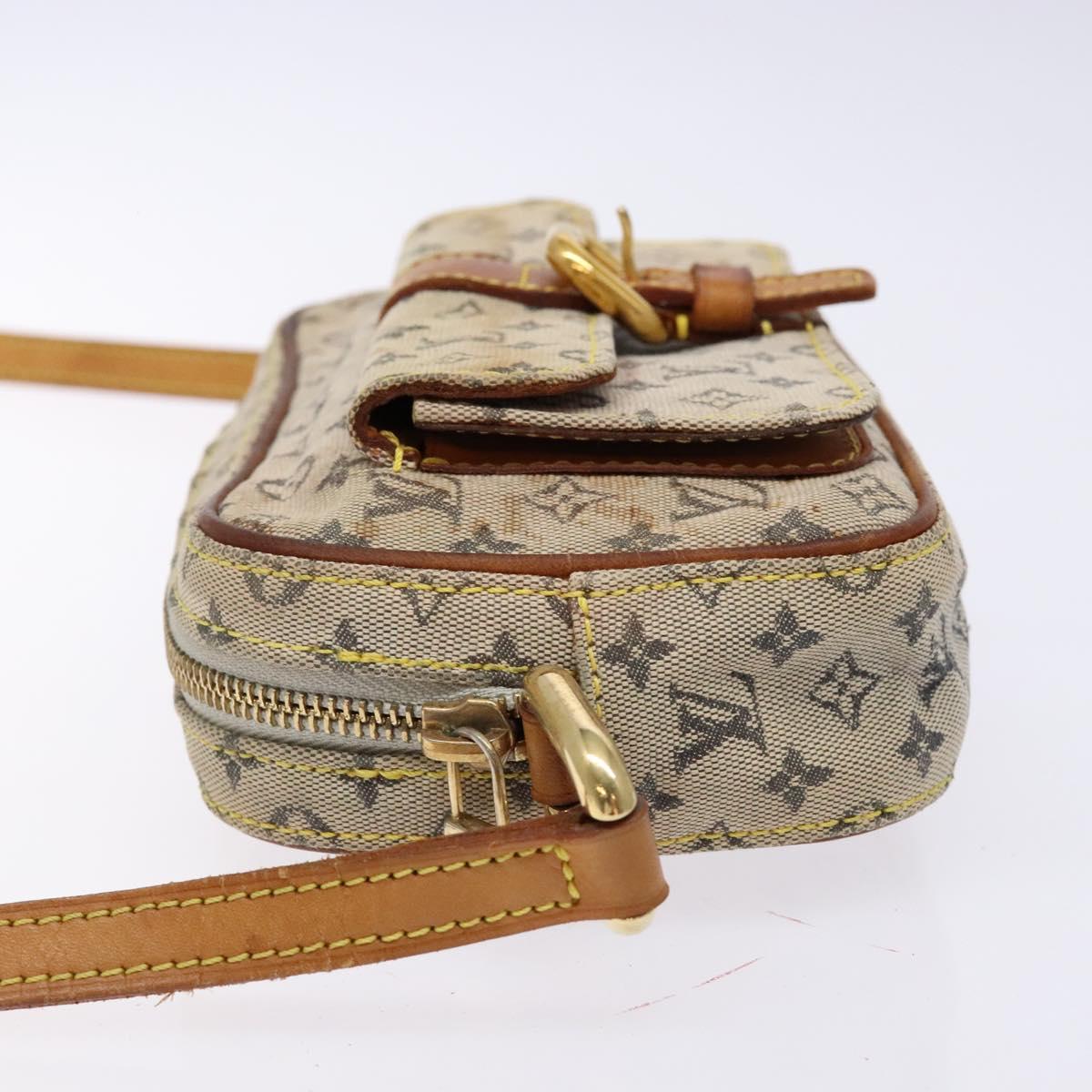 LOUIS VUITTON Monogram Mini Juliet MM Shoulder Bag Blue M92004 LV Auth bs28619