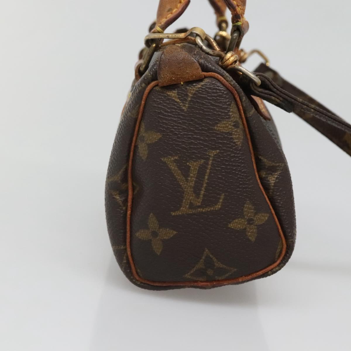 LOUIS VUITTON Monogram Mini Speedy Hand Bag M41534 LV Auth bs28621