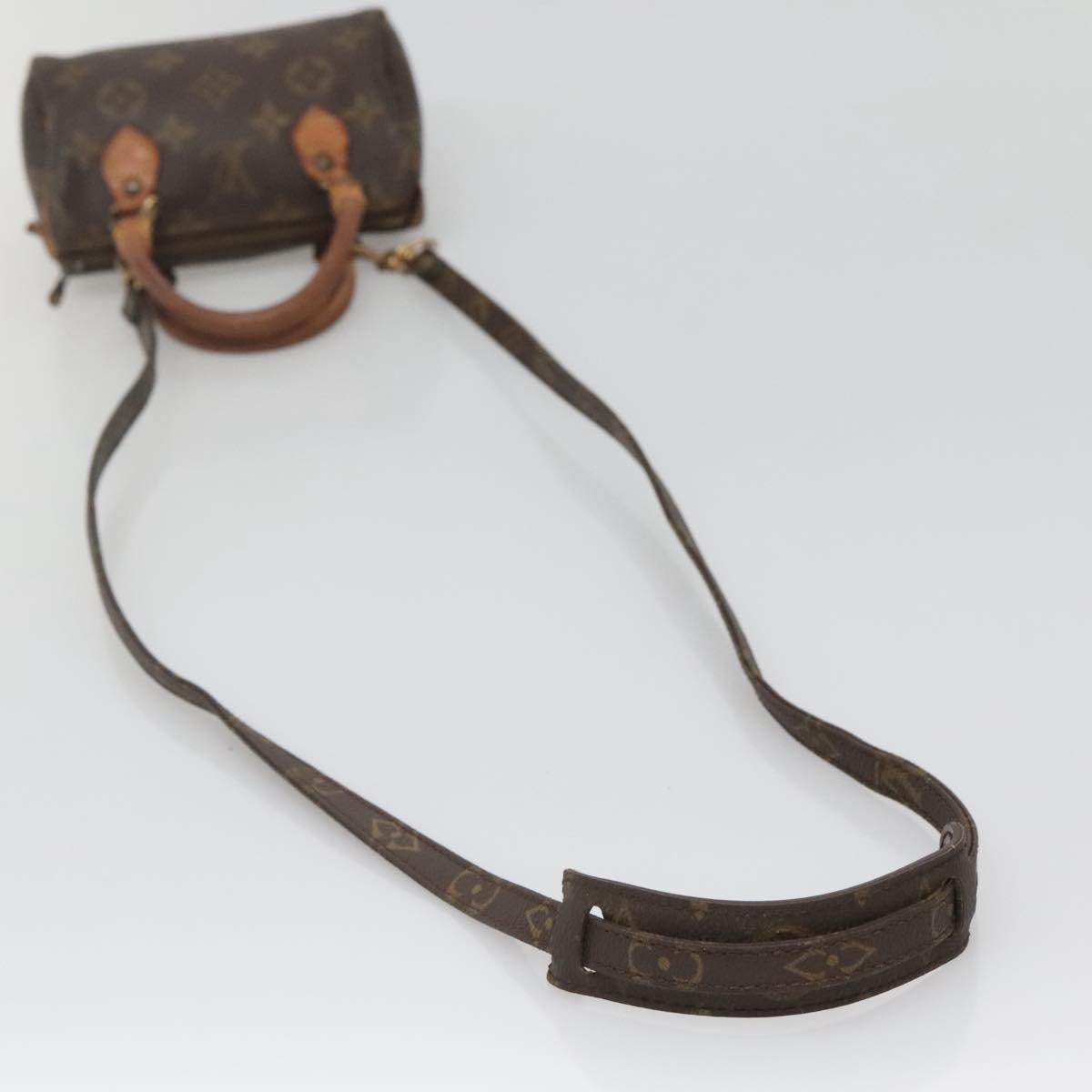 LOUIS VUITTON Monogram Mini Speedy Hand Bag M41534 LV Auth bs28621