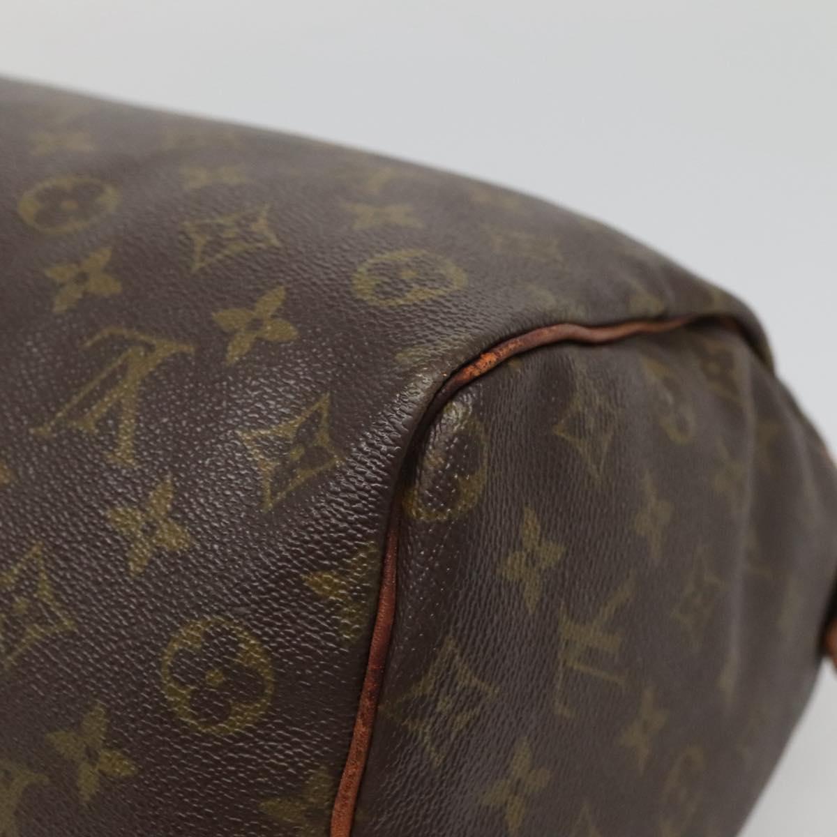 LOUIS VUITTON Monogram Speedy 35 Hand Bag M41524 LV Auth bs28622