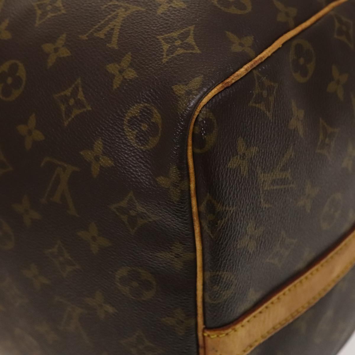 LOUIS VUITTON Monogram Keepall Bandouliere 60 Boston Bag M41412 LV Auth bs28623