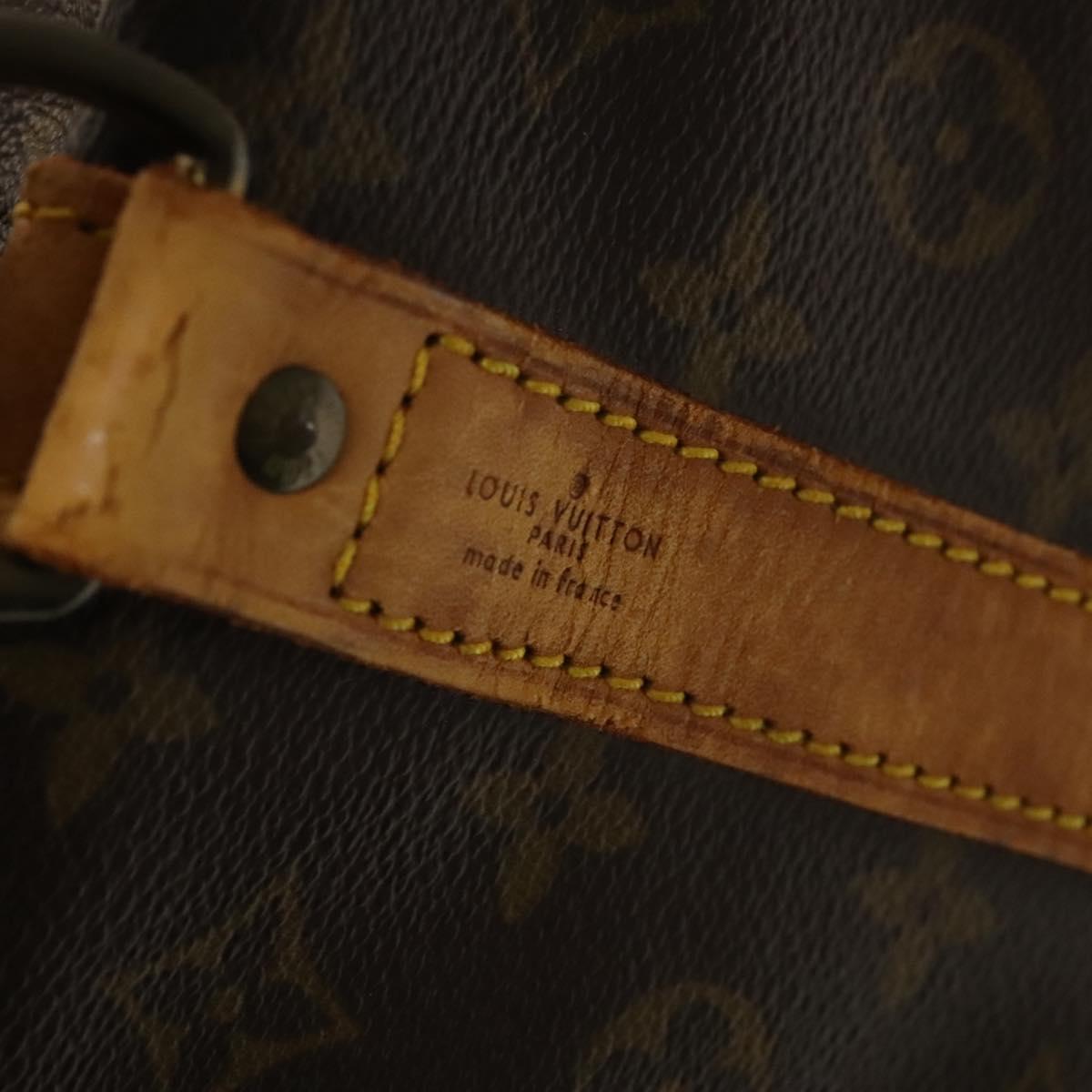 LOUIS VUITTON Monogram Keepall Bandouliere 60 Boston Bag M41412 LV Auth bs28623