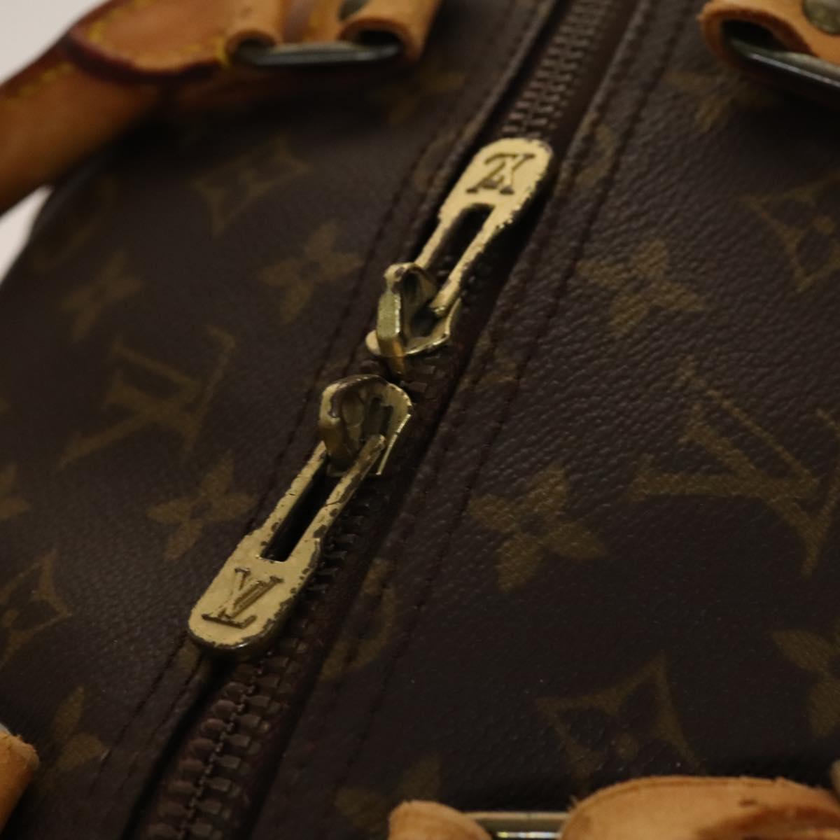 LOUIS VUITTON Monogram Keepall Bandouliere 60 Boston Bag M41412 LV Auth bs28623