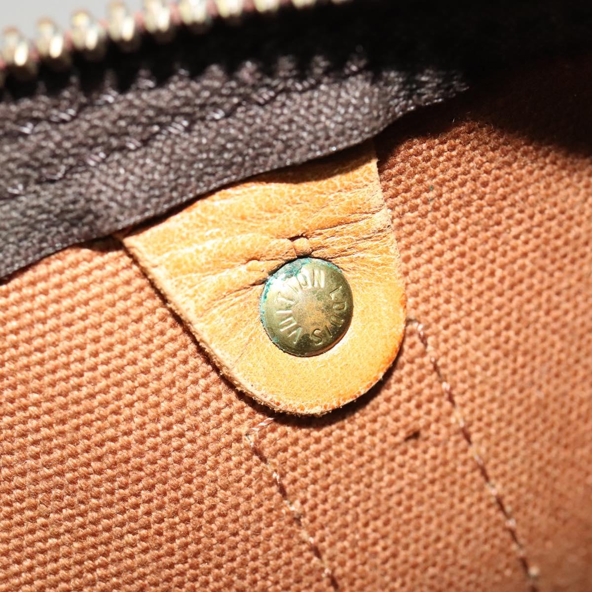 LOUIS VUITTON Monogram Keepall Bandouliere 60 Boston Bag M41412 LV Auth bs28623