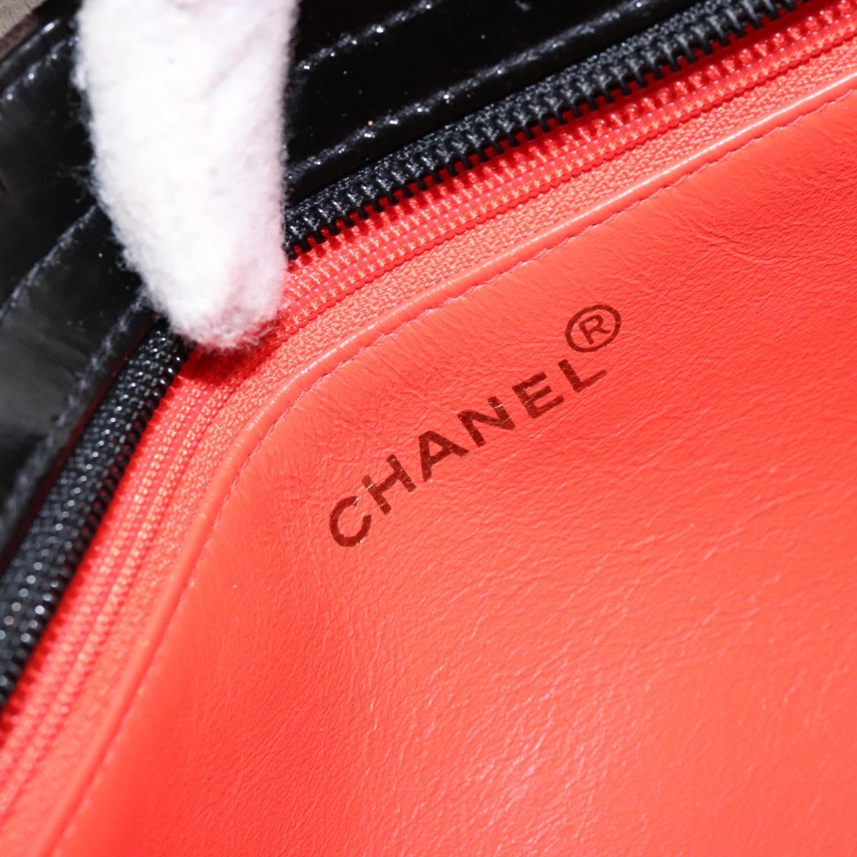 CHANEL Tote Bag Suede Brown CC Auth bs28665