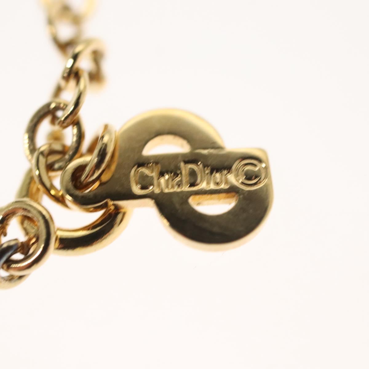 Christian Dior Necklace metal Gold Auth bs28769