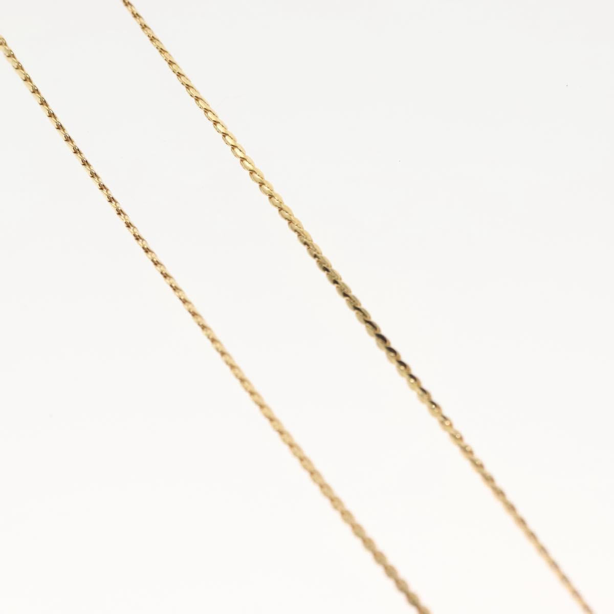 Christian Dior Necklace metal Gold Auth bs28769