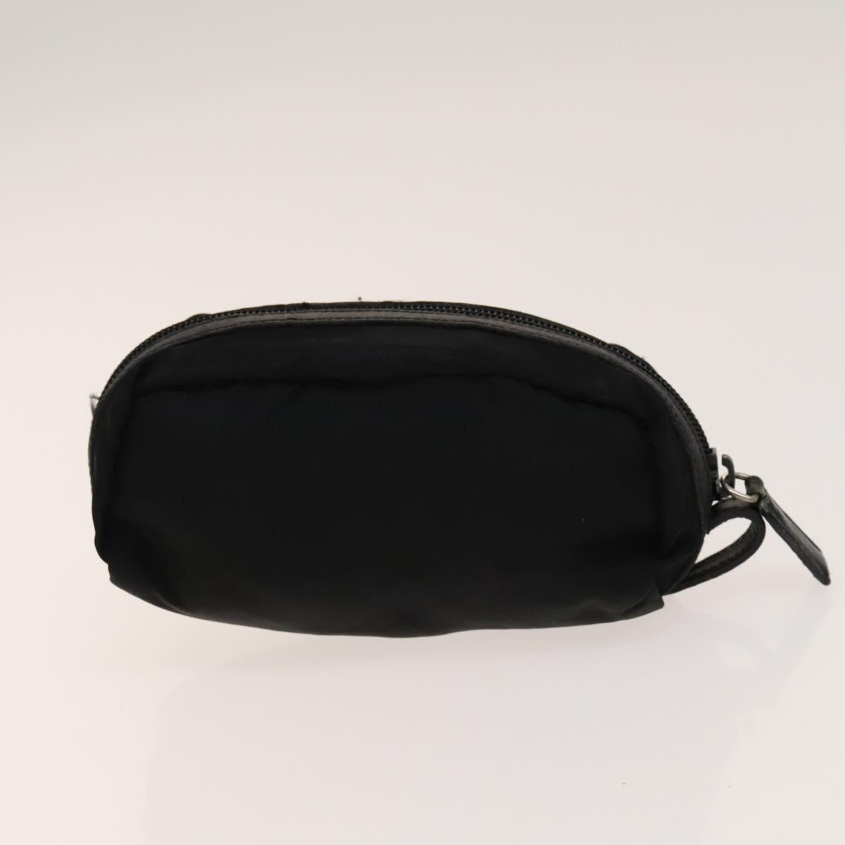 PRADA Pouch Nylon 4Set Black Pink yellow Auth bs28799