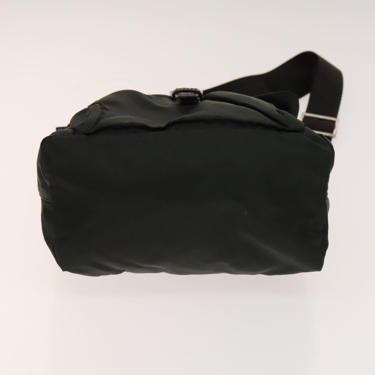 PRADA Bag Nylon 4Set Black Green Bordeaux Auth bs28803