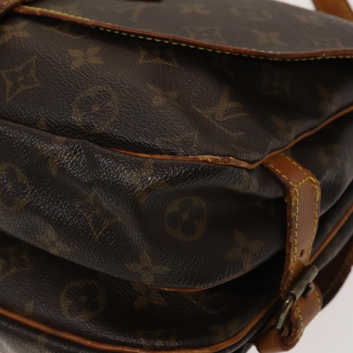 LOUIS VUITTON Monogram Saumur 30 Shoulder Bag M42256 LV Auth bs28820