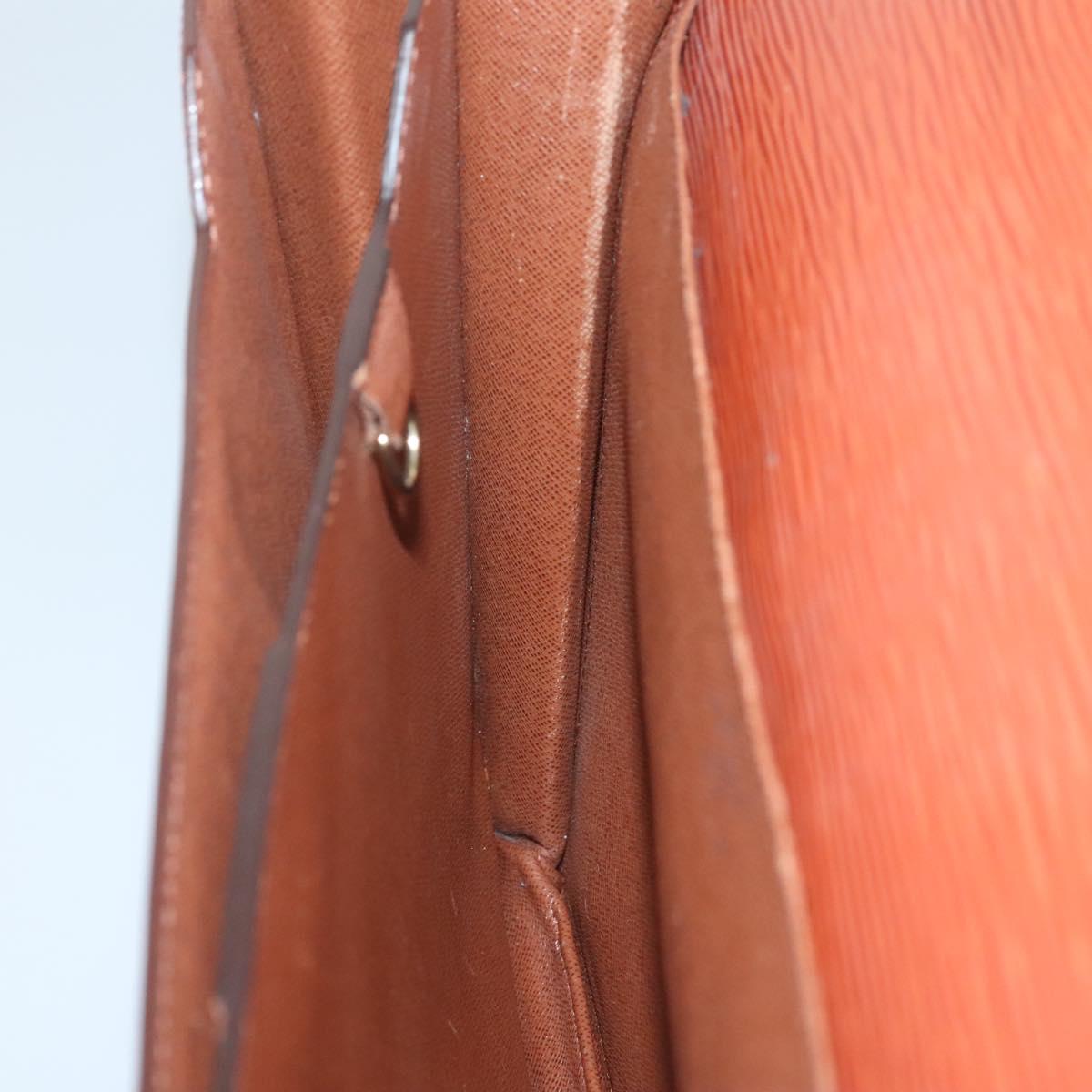 LOUIS VUITTON Epi Serviette Conseiller Briefcase Brown M54423 LV Auth bs28836